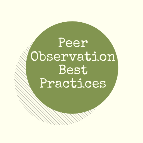 Peer Observation Best Practices Picture