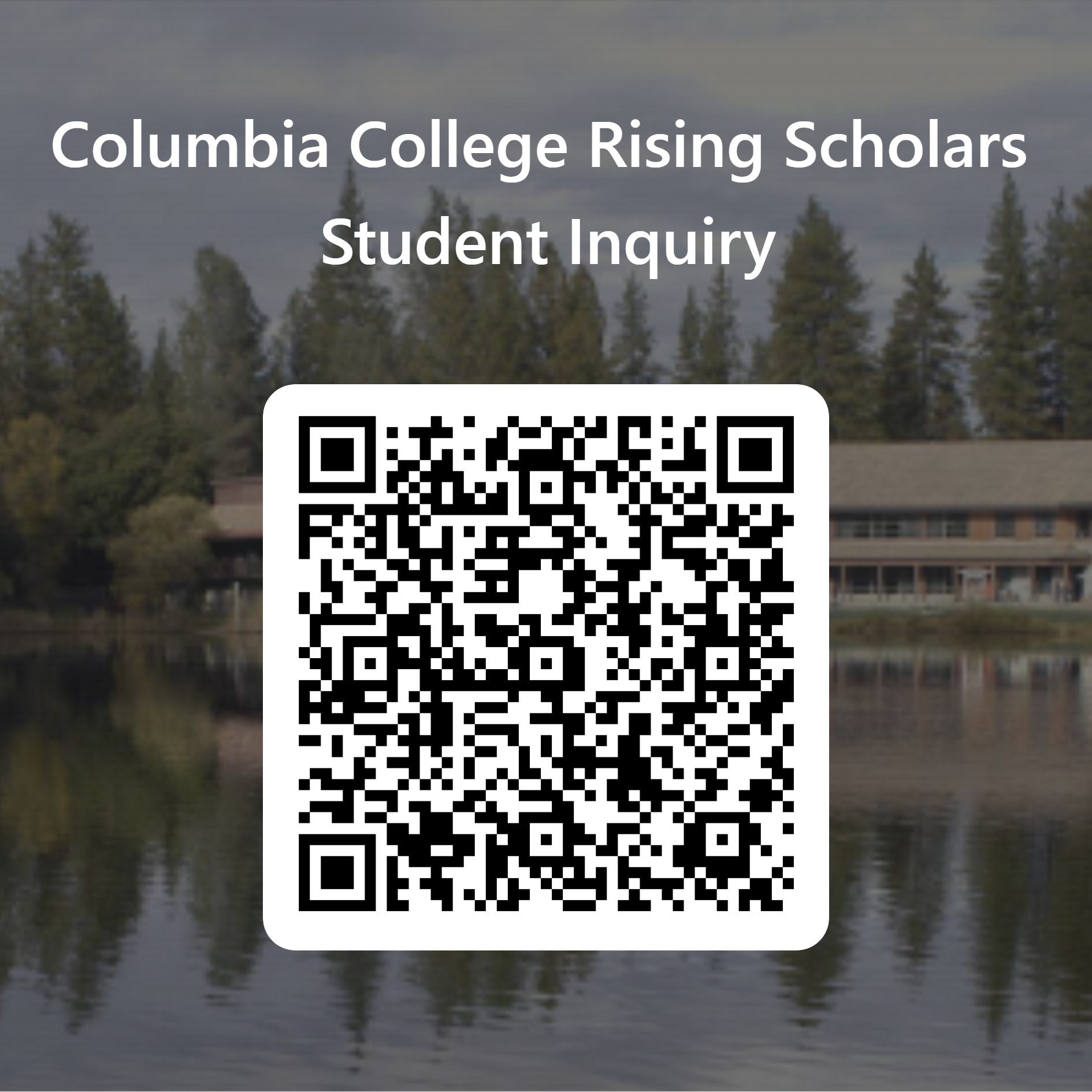 Rising Scholars Student Inquiry QR Code